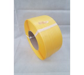 Emtrade Omsnoeringsband Cyclop PP geel 12x0,75 type AUT/Z diameter rol 20cm / 2000m per doos, nieuw Emtrade Omsnoeringsband Cyclop PP geel 12x0,75 type AUT/Z diameter rol 20cm / 2000m per doos, nieuw