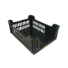 Emtrade Magazijnbak grijpbak 40x30x16, stapelbaar, zwart, gebruikt Emtrade Magazijnbak grijpbak 40x30x16, stapelbaar, zwart, gebruikt