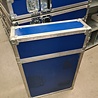 Emtrade Flightcase 57 x 87 x 17 cm - blauw - staand model, gebruikt Emtrade Flightcase 57 x 87 x 17 cm - blauw - staand model, gebruikt