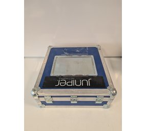 Emtrade Flightcase 50 x 53 x 19 cm - blauw - koffer, gebruikt Emtrade Flightcase 50 x 53 x 19 cm - blauw - koffer, gebruikt
