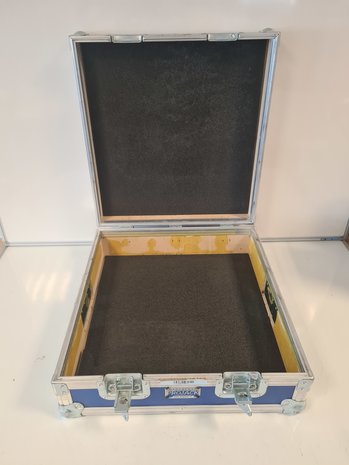 Emtrade Flightcase 50 x 53 x 19 cm - blauw - koffer, gebruikt