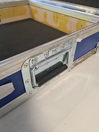 Emtrade Flightcase 50 x 53 x 19 cm - blauw - koffer, gebruikt