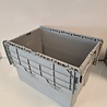 Engels Distributiebak 600x400x400 mm nestbaar, grijs, gebruikt Engels Distributiebak 600x400x400 mm nestbaar, grijs, gebruikt