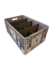 Stapelbak 600x400x270 met vakverdeling grijs gesloten licht gebruikt Stapelbak 600x400x270 met vakverdeling grijs gesloten licht gebruikt