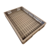 Emtrade Stapelbak 600x400x80 grijs geperforeerd gebruikt Emtrade Stapelbak 600x400x80 grijs geperforeerd gebruikt