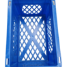 Emtrade Stapelbak 300x200x145 blauw geperforeerd gebruikt Emtrade Stapelbak 300x200x145 blauw geperforeerd gebruikt