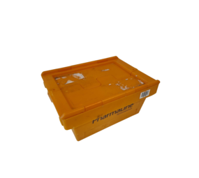 BITO Distributiebak, 400x300x173 mm, euronorm, oranje kunststof, gebruikt