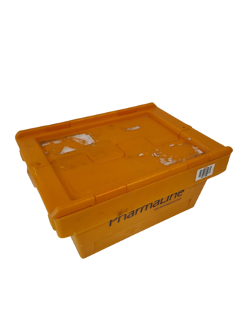 BITO Distributiebak 400x300x173 mm nestbaar, oranje, gebruikt BITO Distributiebak 400x300x173 mm nestbaar, oranje, gebruikt