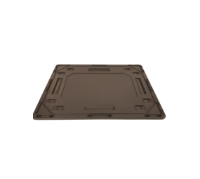 Emtrade (Nieuw) Deksel, 800x600x mm, euronorm, donkergrijs pp, nieuw
