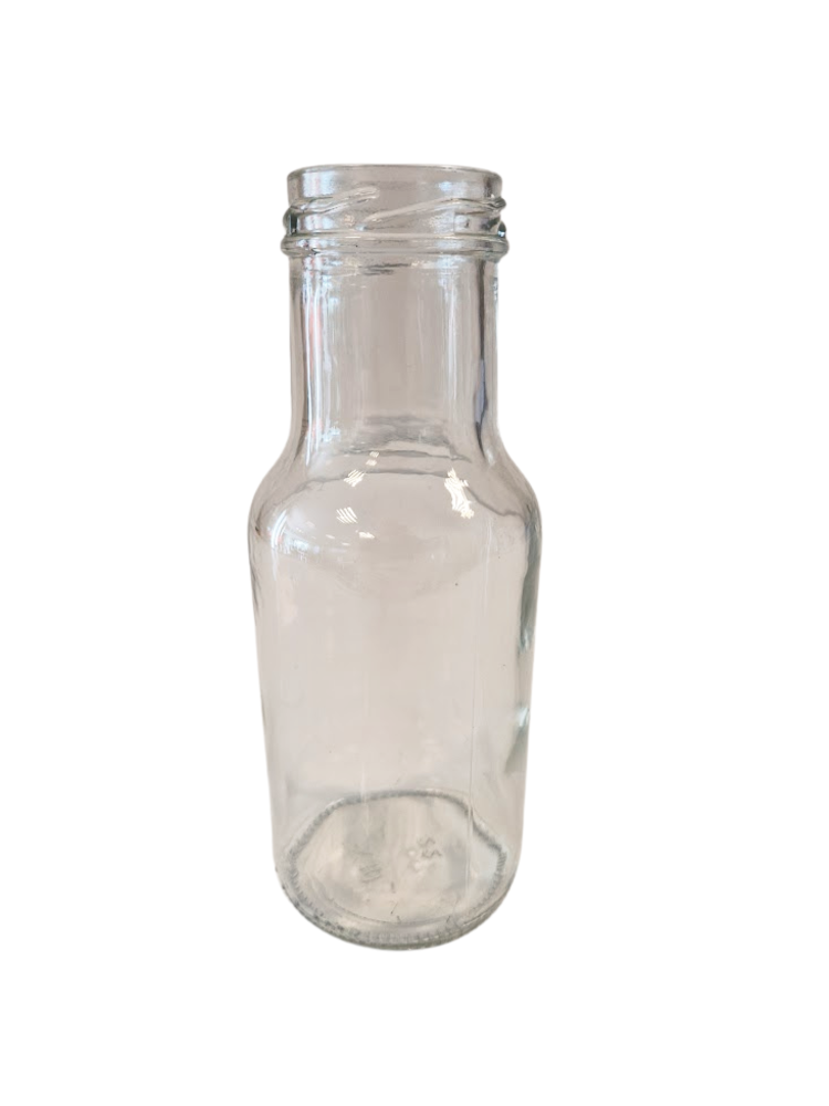 Emtrade Fles glas 210ml (h:15cm dia:6cm)