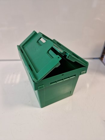 BITO Distributiebak 400x300x273 mm nestbaar, groen, gebruikt BITO Distributiebak 400x300x273 mm nestbaar, groen, gebruikt