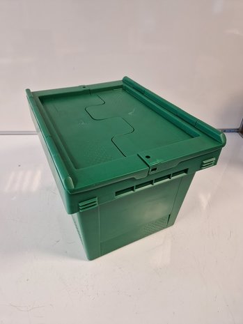 BITO Distributiebak 400x300x273 mm nestbaar, groen, gebruikt BITO Distributiebak 400x300x273 mm nestbaar, groen, gebruikt
