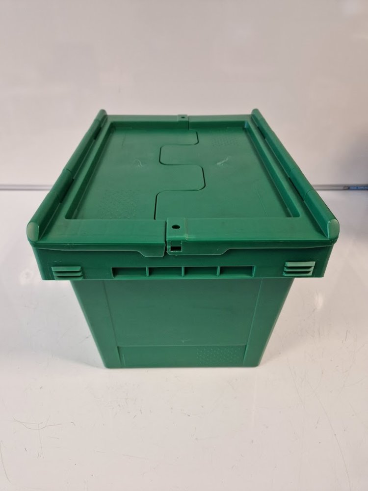 BITO Distributiebak 400x300x273 mm nestbaar, groen, gebruikt BITO Distributiebak 400x300x273 mm nestbaar, groen, gebruikt