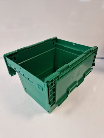 BITO Distributiebak 400x300x273 mm nestbaar, groen, gebruikt BITO Distributiebak 400x300x273 mm nestbaar, groen, gebruikt