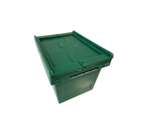 BITO Distributiebak, 400x300x273 mm, euronorm, groen kunststof, gebruikt