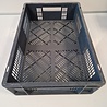 Emtrade Stapelbak 600x400x150mm Geperforeerd Donker- en lichtgrijs Gebruikt Emtrade Stapelbak 600x400x150mm Geperforeerd Donker- en lichtgrijs Gebruikt