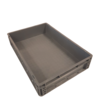 Emtrade (Nieuw) Stapelbak, 600x400x120 mm, euronorm, donkergrijs pp, nieuw
