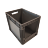Emtrade (Nieuw) Magazijnbak 400x300x320mm, stapelbaar, PP-R, donkergrijs, nieuw