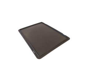 Emtrade (Nieuw) Deksel, 400x300x mm, euronorm, donkergrijs pp, nieuw