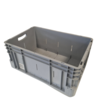 Bekuplast Stapelbak 600x400x270 grijs gesloten licht gebruikt Bekuplast Stapelbak 600x400x270 grijs gesloten licht gebruikt