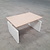 Bureau, 120x80 cm, eiken/wit, verstelbaar, gebruikt (B) Bureau, 120x80 cm, eiken/wit, verstelbaar, gebruikt (B)