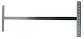 H-schoor voor G3 stelling - 100 cm H-schoor voor G3 stelling - 100 cm