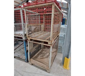 Gaascontainer/ gitterbox, gebruikt Gaascontainer/ gitterbox, gebruikt