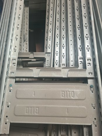 BITO Bito legbordstelling staander 185x30cm, sv300, gebruikt BITO Bito legbordstelling staander 185x30cm, sv300, gebruikt