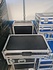 Flightcase 47x77x19 cm, afneembare deksel, zwart, gebruikt