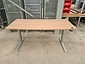 Elektrisch zit-sta bureau 80x180 cm, eiken/zilvergrijs, gebruikt Elektrisch zit-sta bureau 80x180 cm, eiken/zilvergrijs, gebruikt