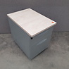 Ladenblok 60x42x58 cm, zonder sleutel, eiken/zilver, 2 laden, gebruikt Ladenblok 60x42x58 cm, zonder sleutel, eiken/zilver, 2 laden, gebruikt