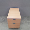 Ladenblok 80x42x58 cm, zonder sleutel, eiken/zwart, 2 laden, gebruikt Ladenblok 80x42x58 cm, zonder sleutel, eiken/zwart, 2 laden, gebruikt