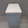Ladenblok 81x47x76 cm, zonder sleutel, eiken/zilver, 4 laden, gebruikt Ladenblok 81x47x76 cm, zonder sleutel, eiken/zilver, 4 laden, gebruikt