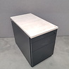 Ladenblok 76x43x61 cm, zonder sleutel, eiken/zwart, 3 laden, gebruikt Ladenblok 76x43x61 cm, zonder sleutel, eiken/zwart, 3 laden, gebruikt