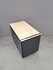 Ladenblok 76x42,5x58,5 cm, zonder sleutel, eiken/zwart, 3 laden, gebruikt Ladenblok 76x42,5x58,5 cm, zonder sleutel, eiken/zwart, 3 laden, gebruikt