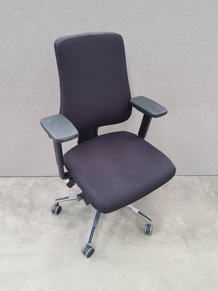 BeterZitten BeterZitten Bureaustoel, zwart, ergonomisch, gebruikt