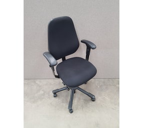 Interstuhl Bureaustoel, zwart, verstelbaar, gebruikt