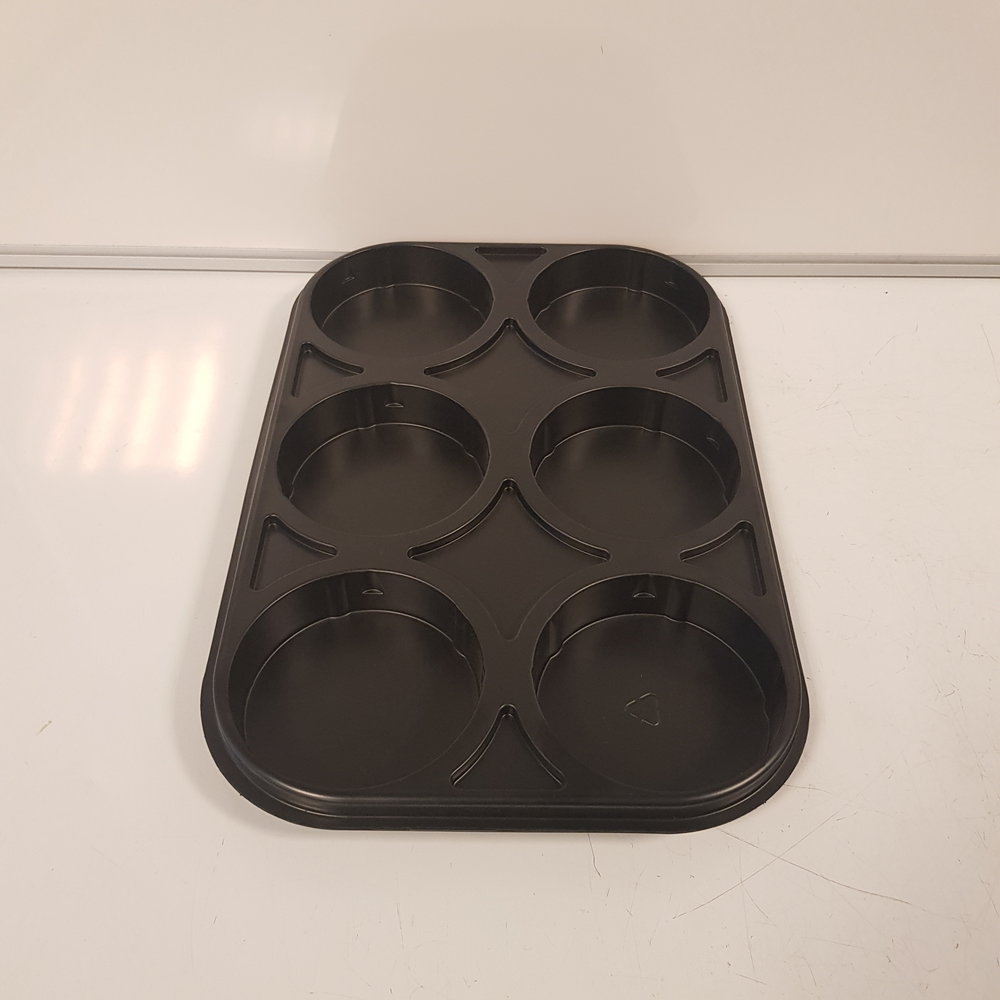 Emtrade Tray zwart 6 vaks 1,6kg emmer Emtrade Tray zwart 6 vaks 1,6kg emmer