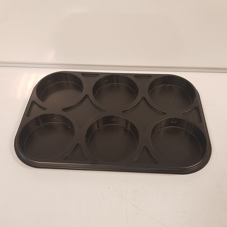 Emtrade Tray zwart 6 vaks 1,6kg emmer Emtrade Tray zwart 6 vaks 1,6kg emmer
