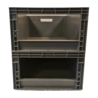 Emtrade (Nieuw) Magazijnbak, 600x400x220 mm, euronorm, grijs kunststof, nieuw