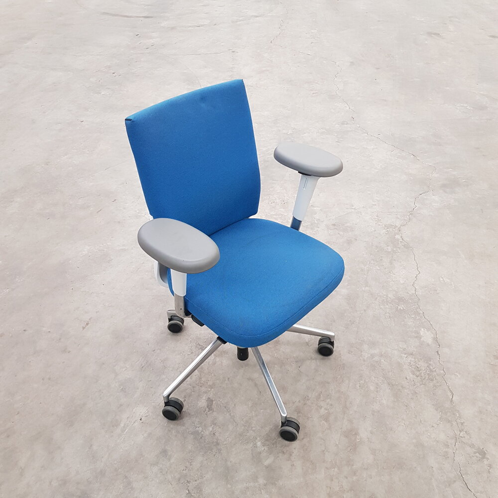 Vitra Vitra Stabilus 943-476, blauw/grijs/wit, gebruikt Vitra Vitra Stabilus 943-476, blauw/grijs/wit, gebruikt