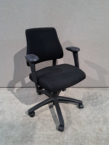 BMA Bureaustoel BMA Axia pro, middelhoge rug, zwart, gebruikt
