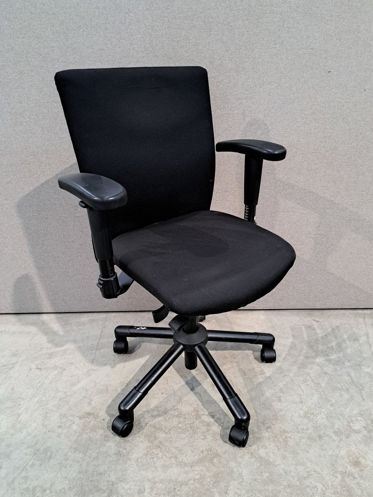 Interstuhl Bureaustoel interstuhl a123, zwart, gebruikt