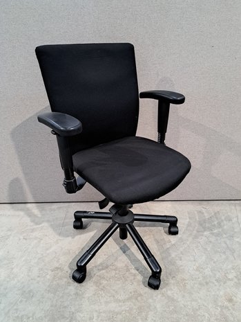 Interstuhl Bureaustoel interstuhl a123, zwart, gebruikt