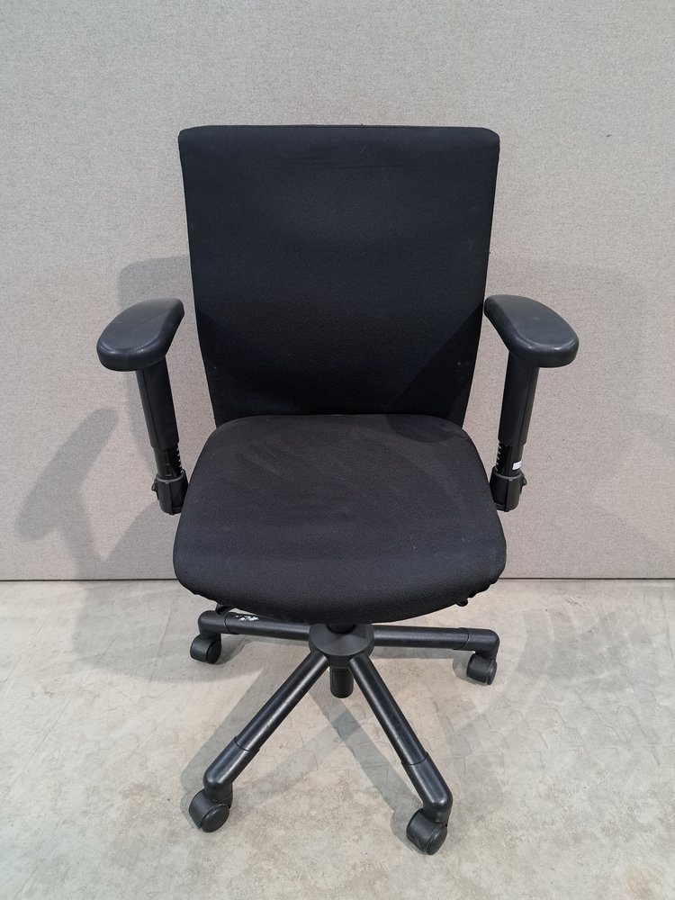 Interstuhl Bureaustoel interstuhl a123, zwart, gebruikt