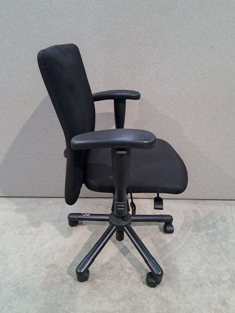 Interstuhl Bureaustoel interstuhl a123, zwart, gebruikt