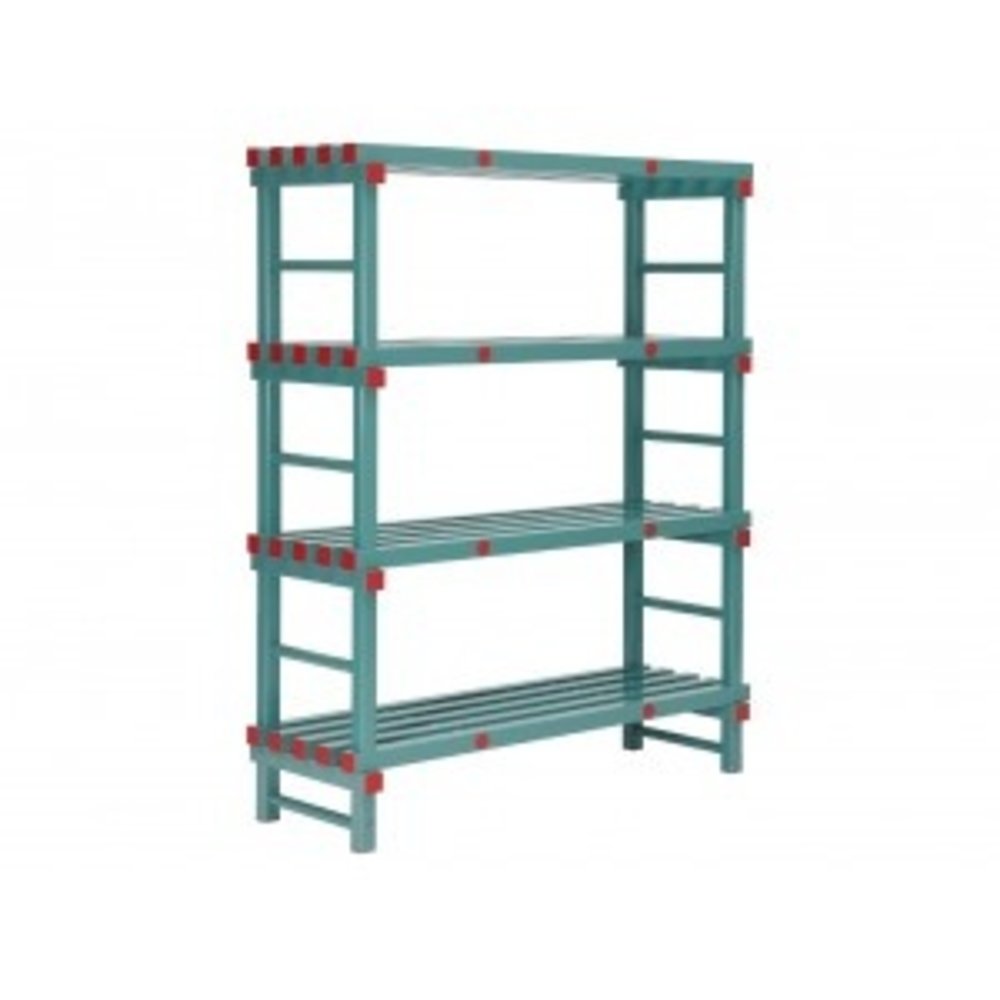 REA REA Euro Stelling 5 niveaus H220 x D 40 cm, gebruikt REA REA Euro Stelling 5 niveaus H220 x D 40 cm, gebruikt