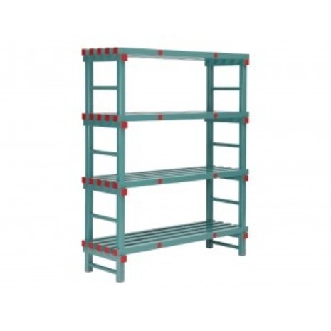 REA REA Euro Stelling 5 niveaus H220 x D 40 cm, gebruikt REA REA Euro Stelling 5 niveaus H220 x D 40 cm, gebruikt