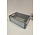 60x40x22 kunststof bak, licht grijs, PP, gesloten, vlakke bodem