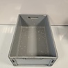 Emtrade Stapelbak 600x400x220mm, licht grijs, PP, gesloten, vlakke bodem, gebruikt Emtrade Stapelbak 600x400x220mm, licht grijs, PP, gesloten, vlakke bodem, gebruikt